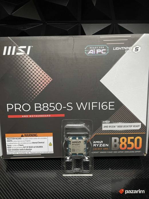 B850 Msi + Ryzen 7 9700x