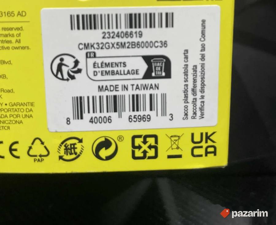 2x16gb Corsair Vengance ddr5 6000mhz 2