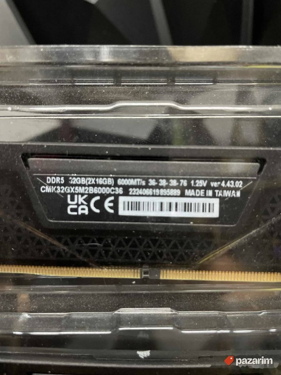 2x16gb Corsair Vengance ddr5 6000mhz 3