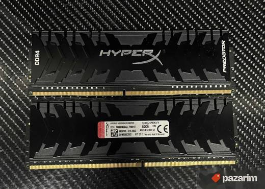 2x8gb Kingston ddr4 ram Hyperx 3200mhz
