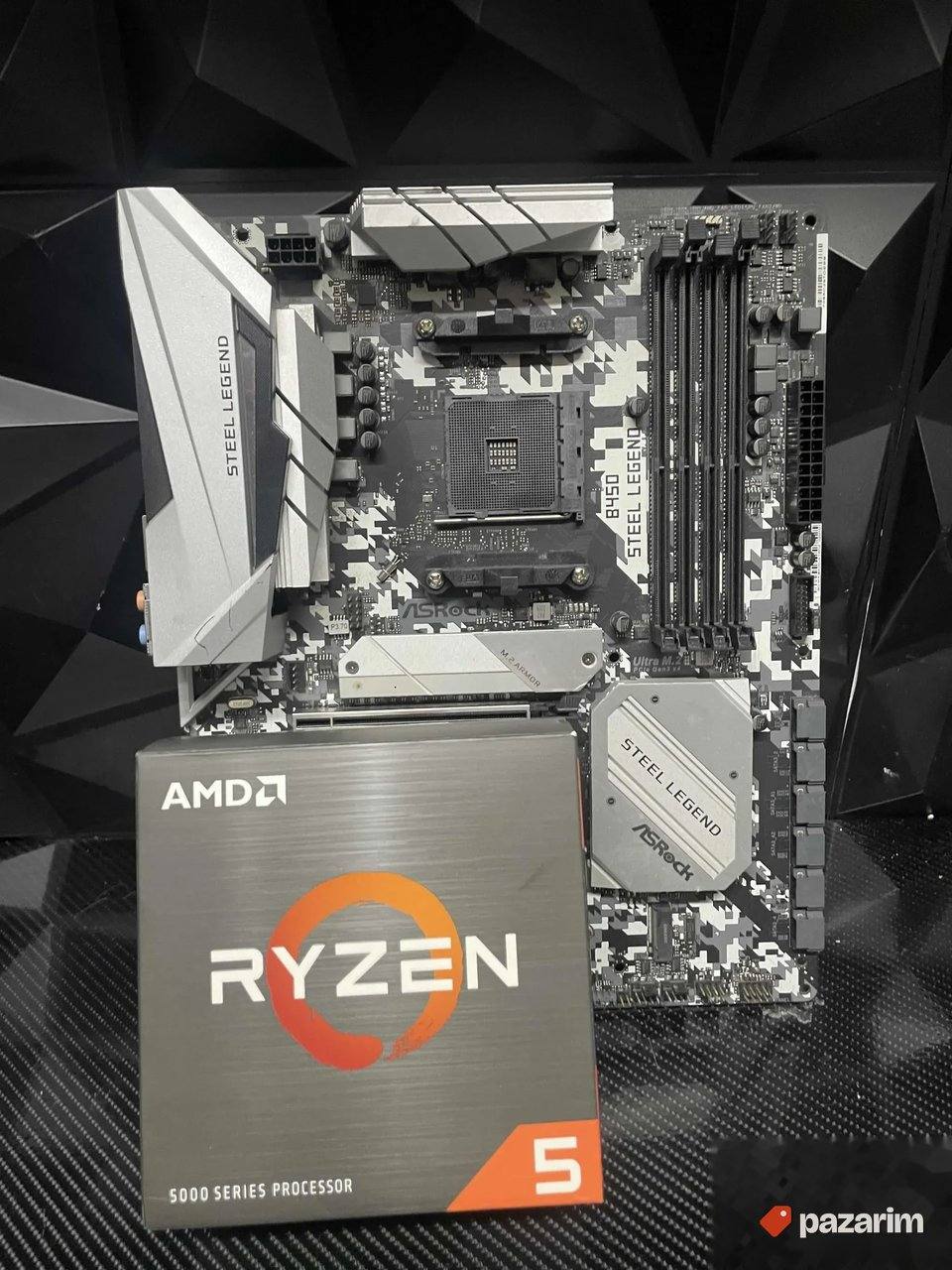 B450 Asrock Steel Legend + 5600x am4 polukofa 1