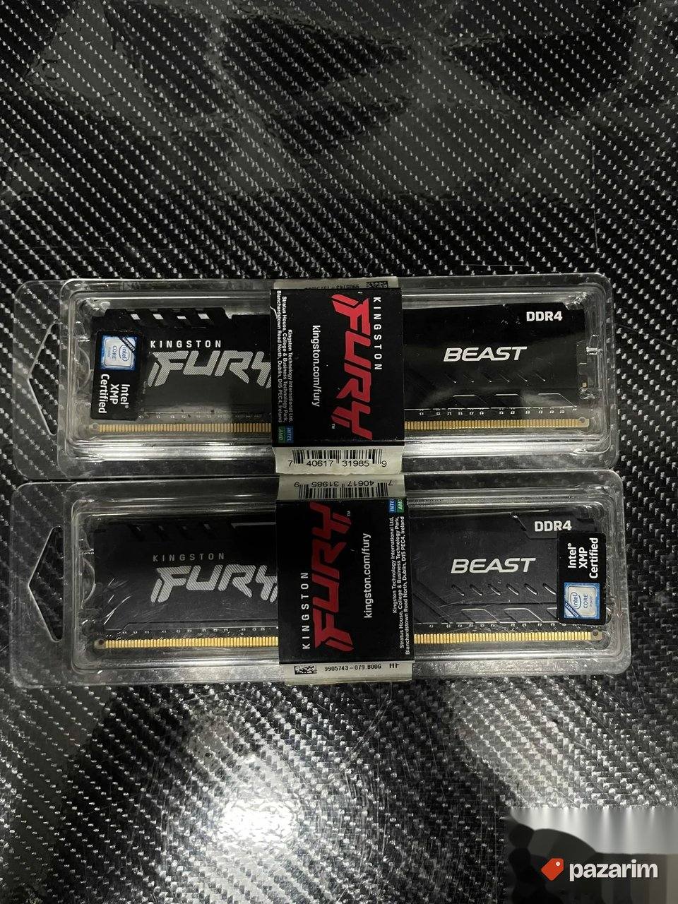 2x16gb Kingston Fury 3200mhz ddr4 ram memorija 1