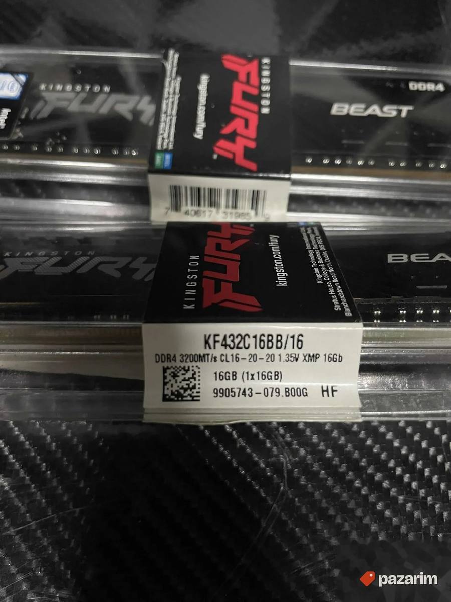 2x16gb Kingston Fury 3200mhz ddr4 ram memorija 2