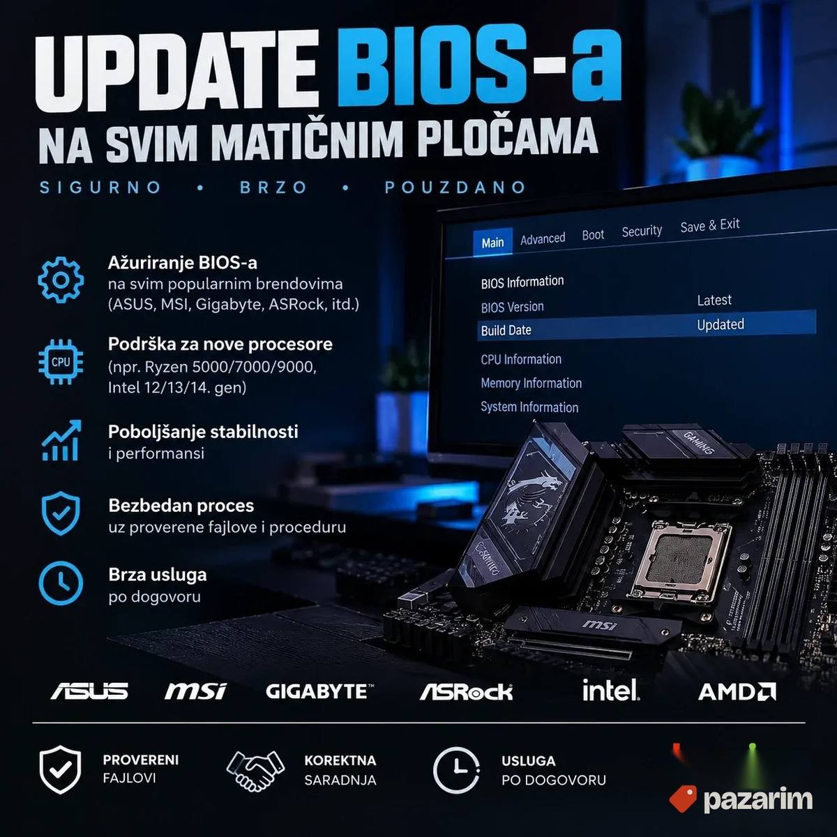 Bios Update / Azuriranje Biosa na Maticnim plocama 1