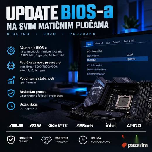 Bios Update / Azuriranje Biosa na Maticnim plocama