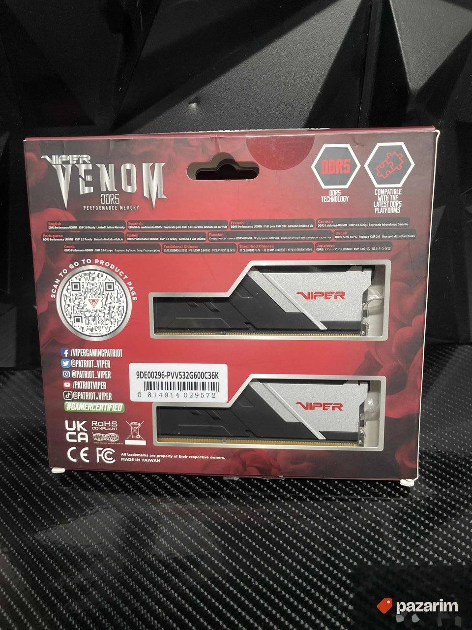 2x16gb Ddr5 Viper Venom 6000mhz 1