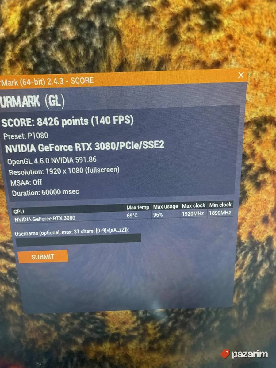 Rtx 3080 Msi GamingX Trio 5