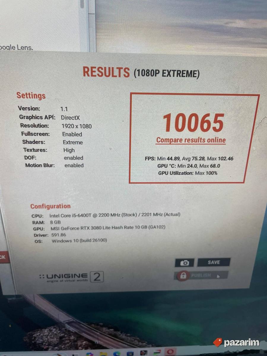Rtx 3080 Msi GamingX Trio 6