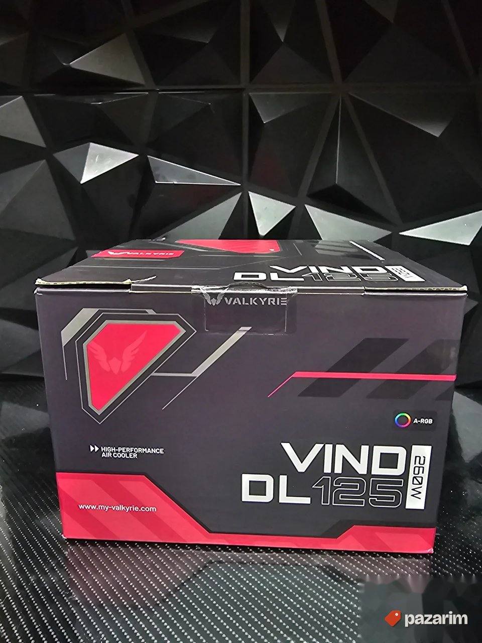 Valkyrie vind dl120 260w kuler am4 am5 za procesor 1