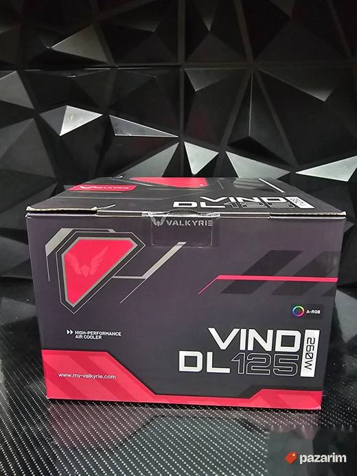 Valkyrie vind dl120 260w kuler am4 am5 za procesor