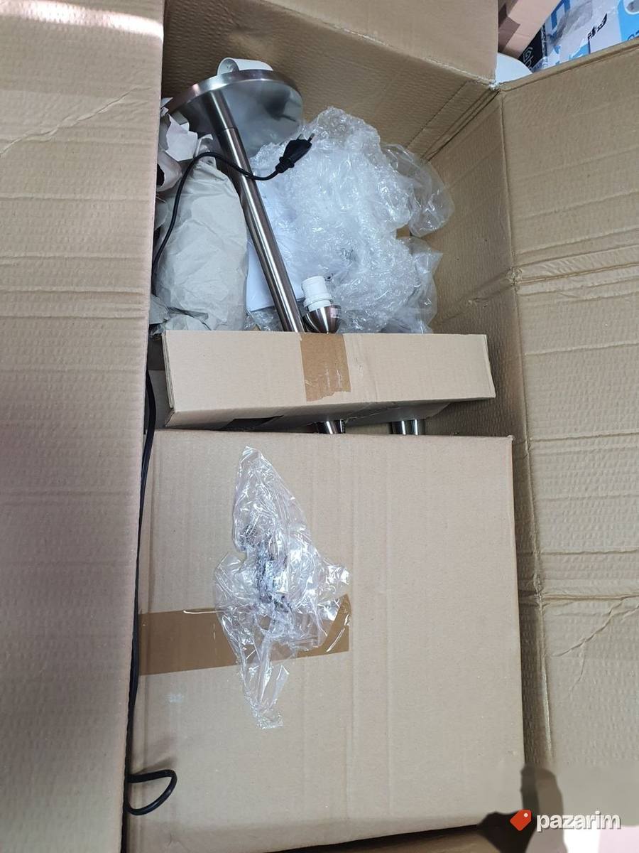 Podna Lampa Metal- Staklo 2x E27-1x E14 A+ - Reality Gerry 2