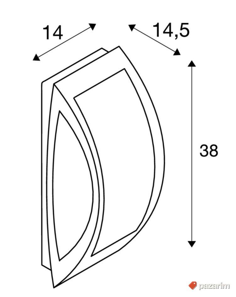 MERIDIAN Zidna Lampa, E27, mak. 25W, IP54 Germany 6