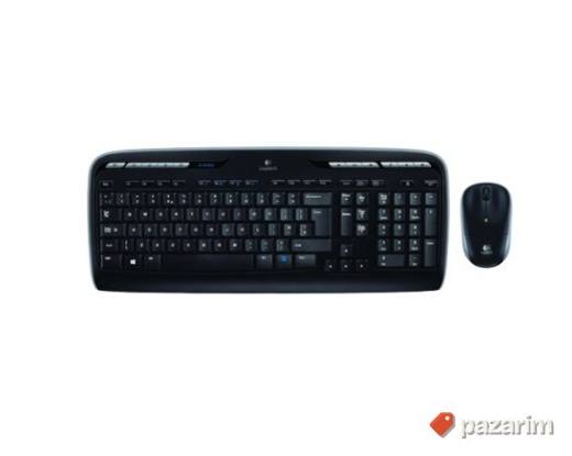 Bežična Tastatura i Miš MK330 (Crna) Nemacka- Logitech