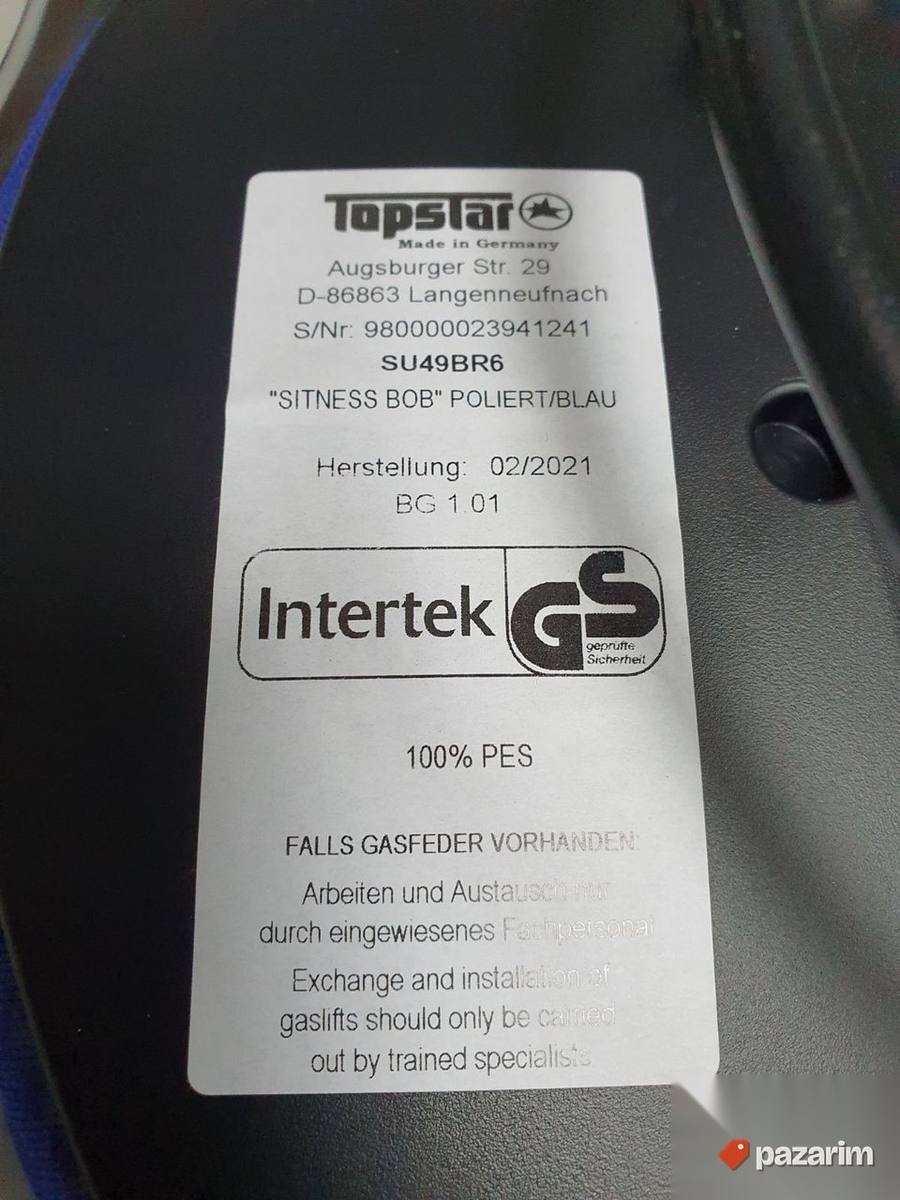 Fitnes Stolica za Fleksibilno Sedenje 36x44x57cm - TopStar 4