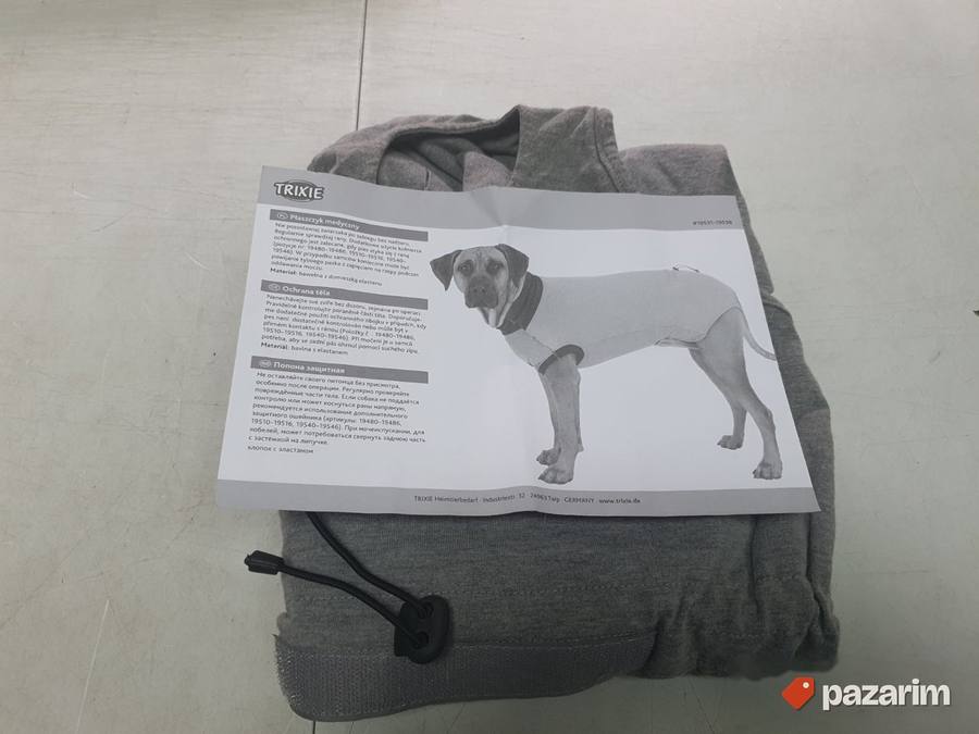 Odeca za Pse- Duks 55cm ( Sivi )- Trixie Hirurški prsluk 3