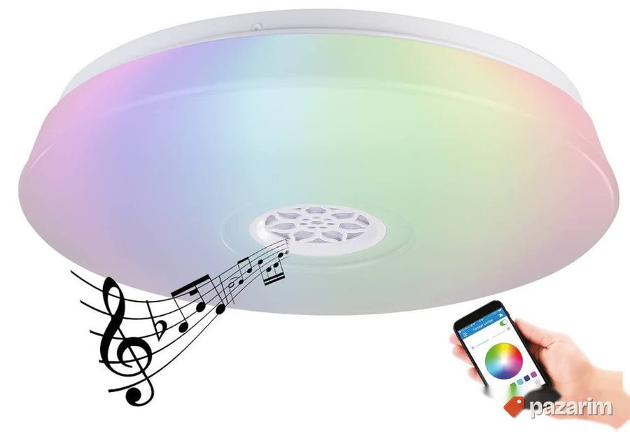 RGB Led Plafonjera sa Zvucnikom i Bluetooth-om 24W - Luminea 2