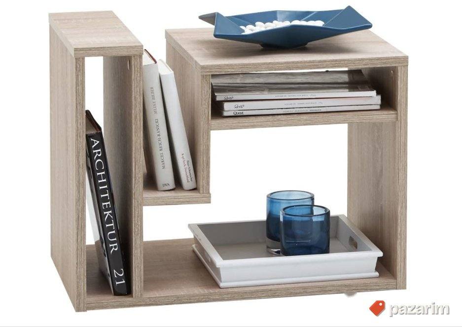 Stocic Polica 60x48x40cm Hrast Boja-Fritz 1