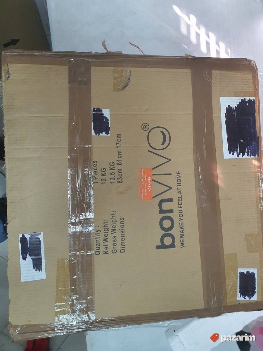 Klub Sto Staklo/Drvo 50x55x55cm-BonVivo 5