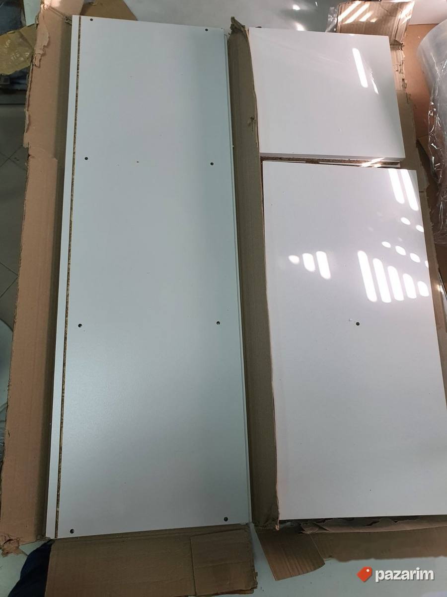 Ormaric sa 6 Polica Beli 61.5x29.5x91.5cm- Alsapan 6