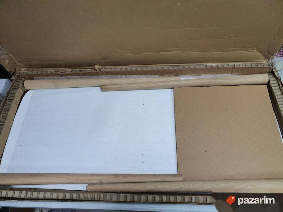 Radni Sto sa Fiokom 110x74x50cm Beli- MDF 2