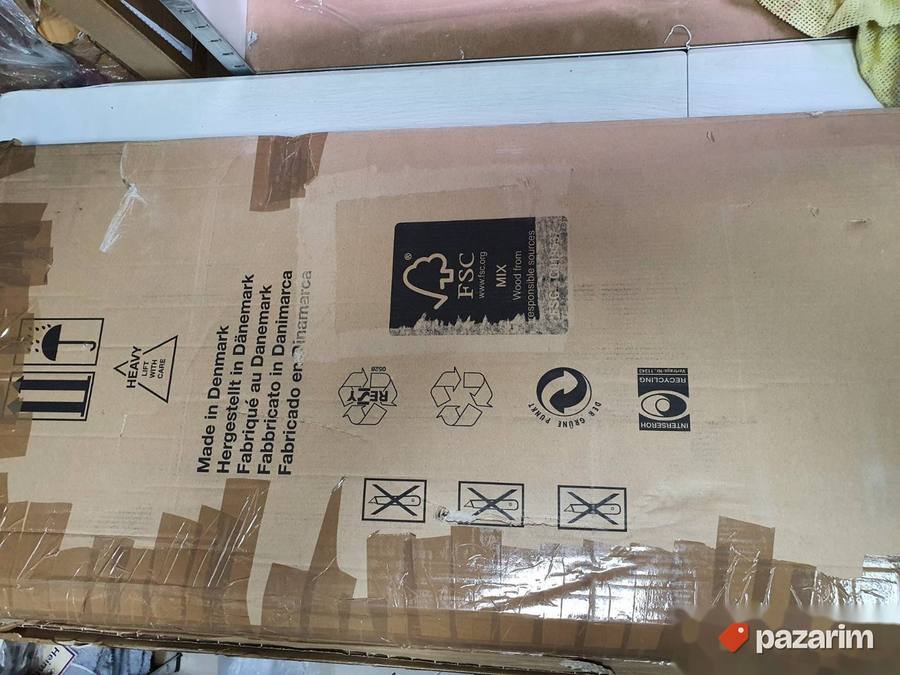 Radni Sto sa Fiokom 110x74x50cm Beli- MDF 6