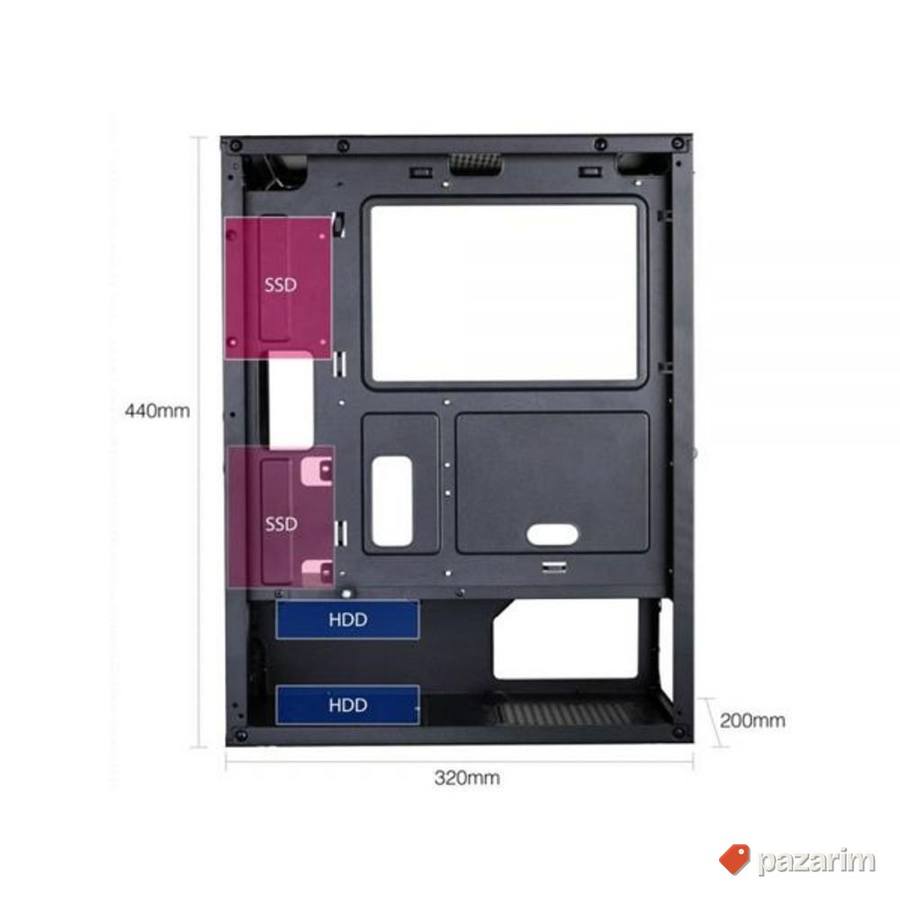 RGB kuciste za Racunare - Aero One Eclipse 4