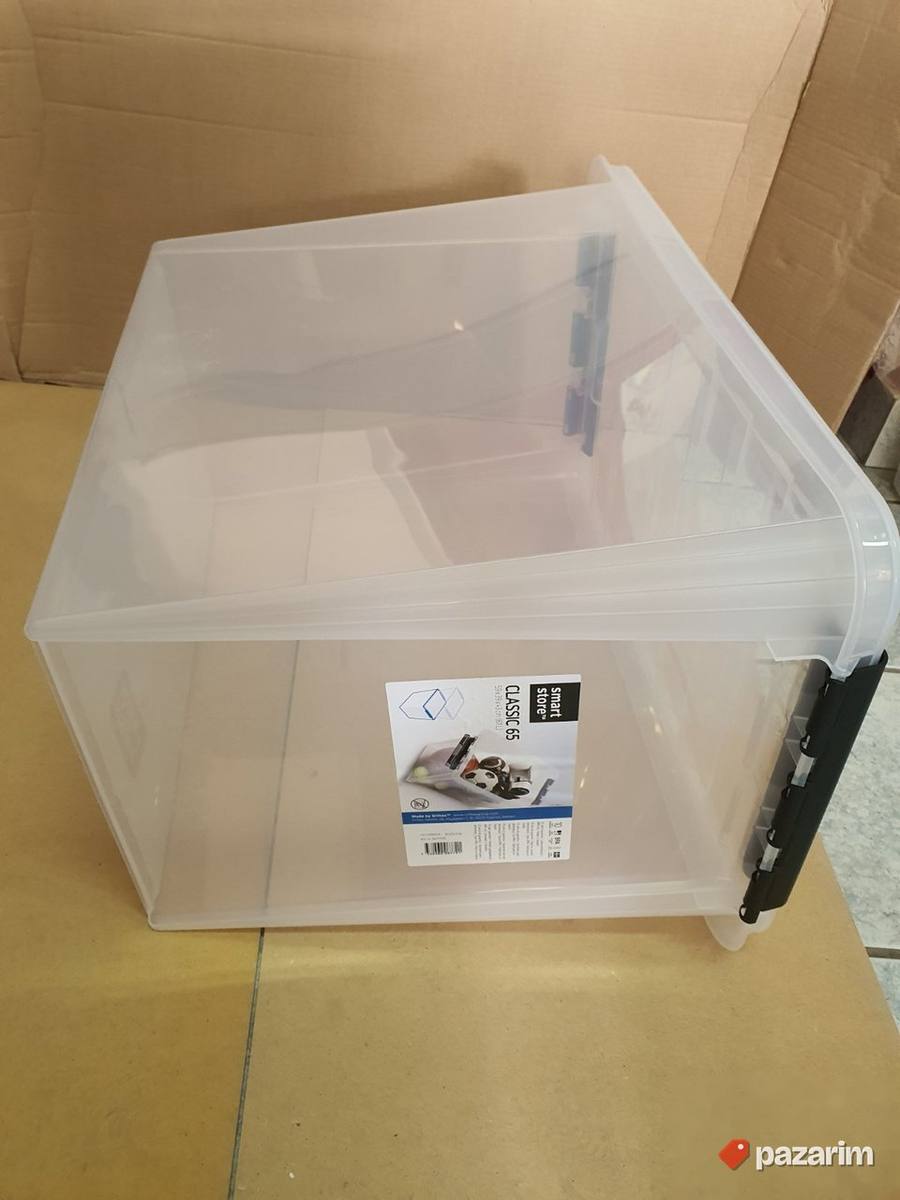 Plasticna Kutija za Odlaganje 61L providna - SMART #22 6