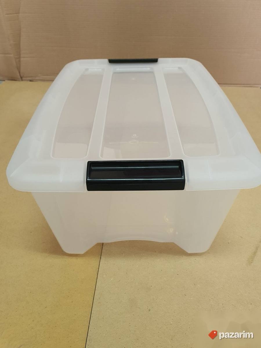 Plasticna Kutija sa Poklopcem 15L Providna - Iris #17 4