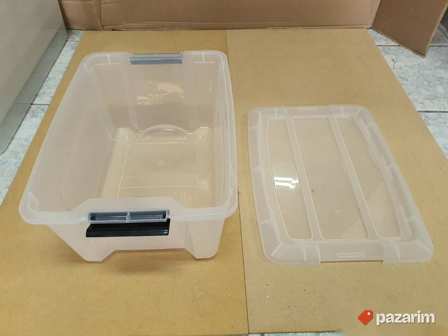 Plasticna Kutija sa Poklopcem 15L Providna - Iris #17 5