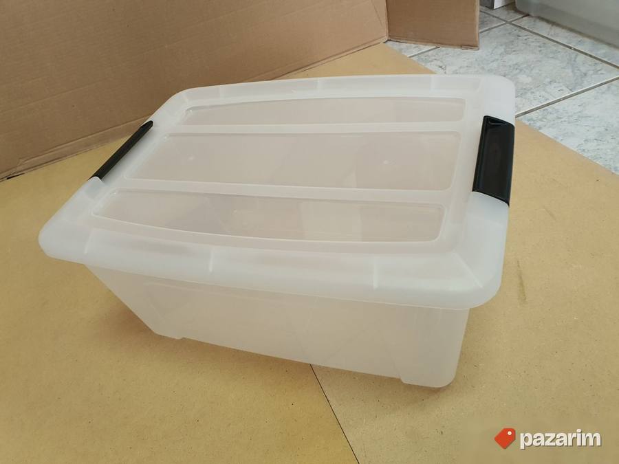 Plasticna Kutija sa Poklopcem 15L Providna - Iris #17 7