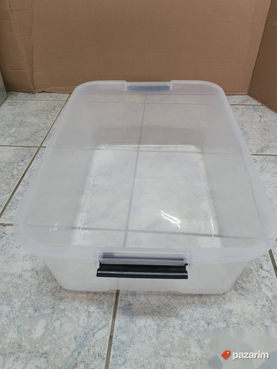 Plasticna Kutija za Odlaganje + Poklopac 30L - Iris #9 6
