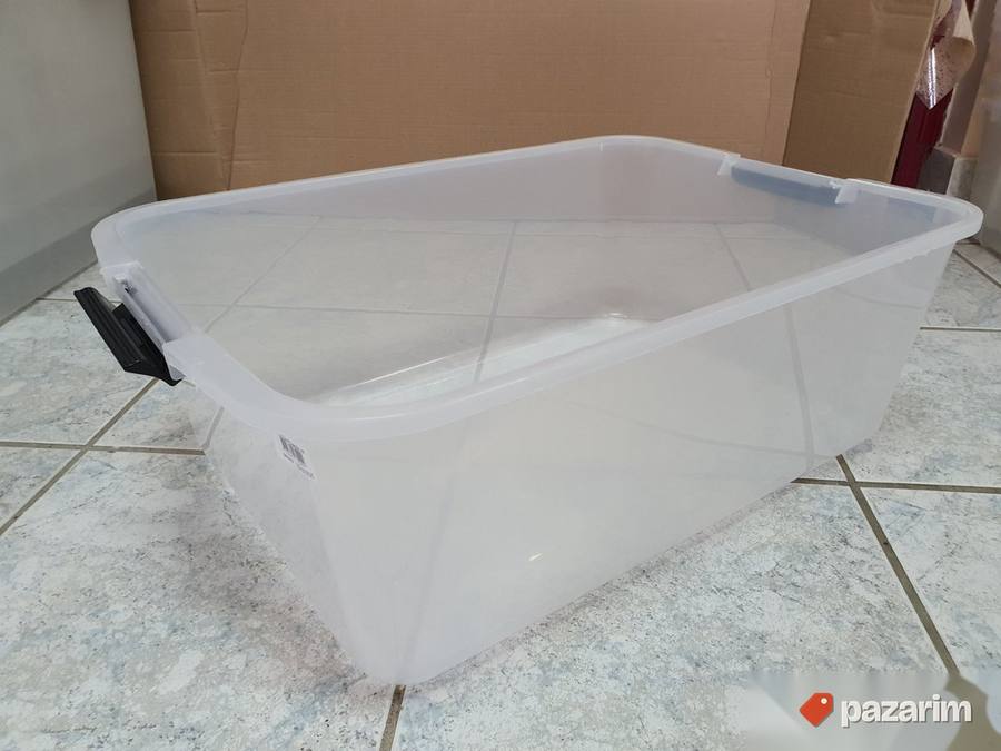 Plasticna Kutija za Odlaganje + Poklopac 30L - Iris #9 7