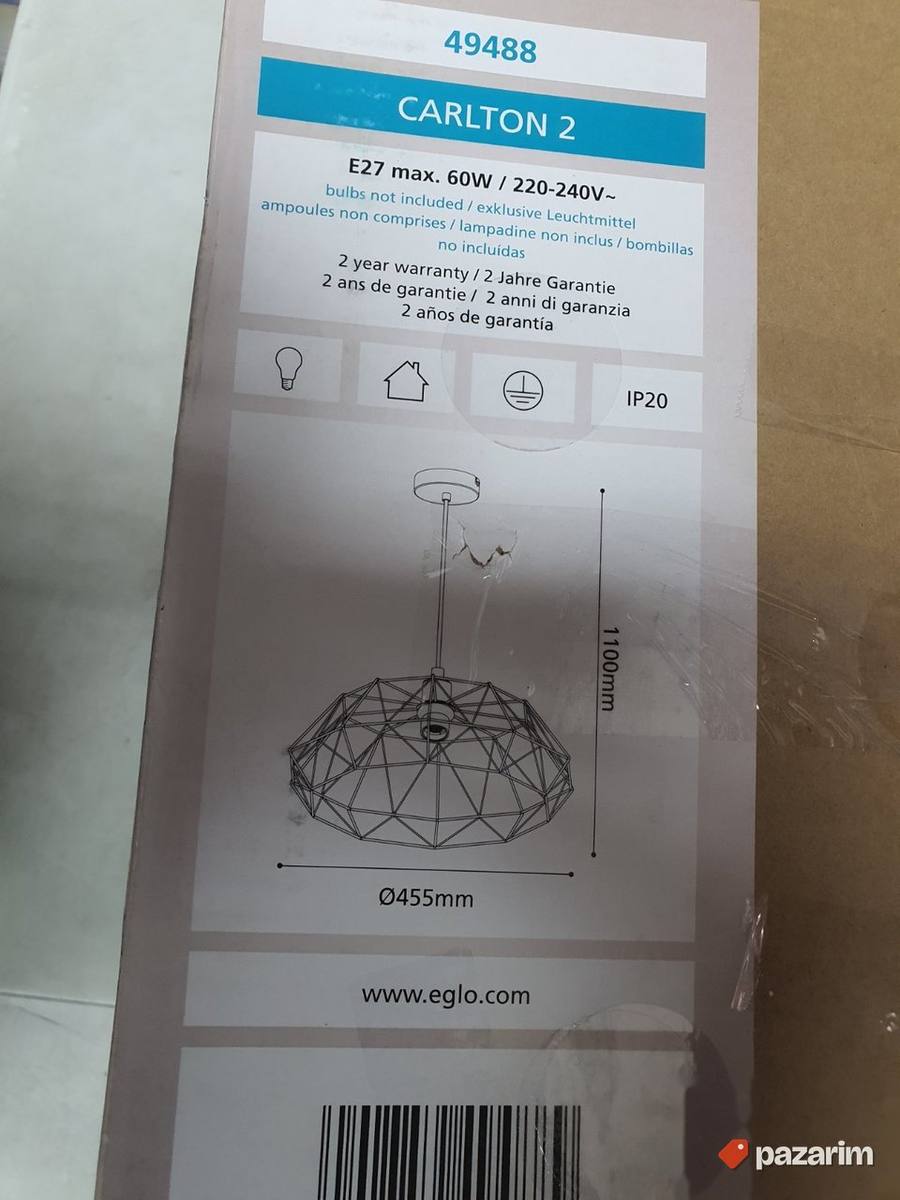 Retro Luster IP20 E27 - Eglo 5