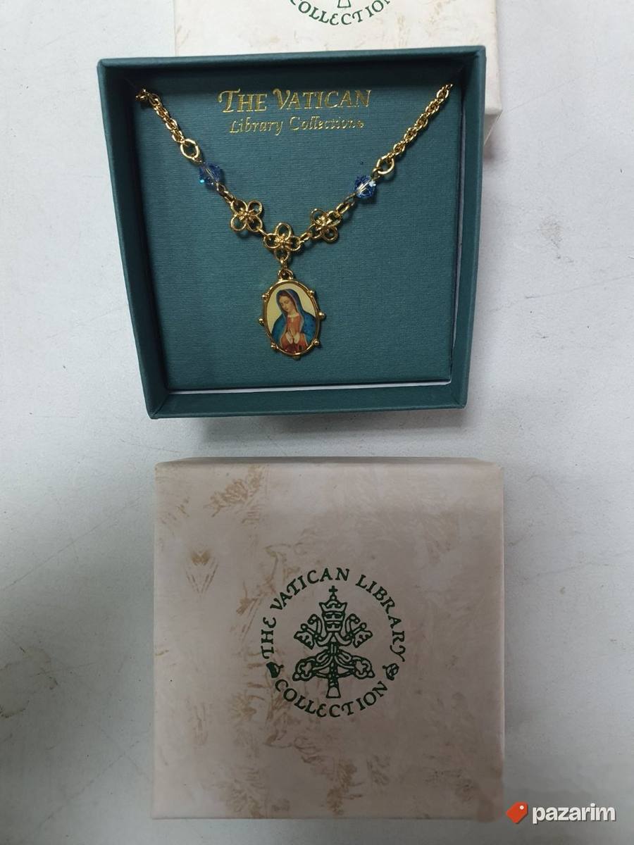 Lancic Bogorodica 14K Pozlata Ovalni 4