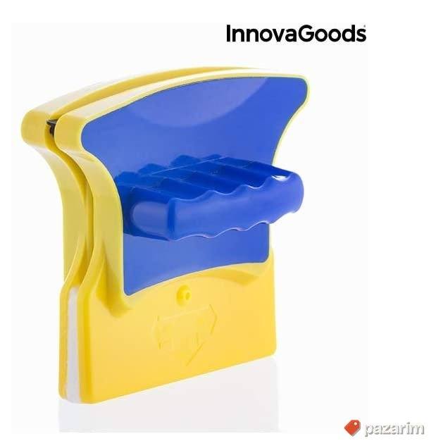 Brisac Stakla sa Magnetom Zuto-Plavi 11x11.5x5.5cm 2