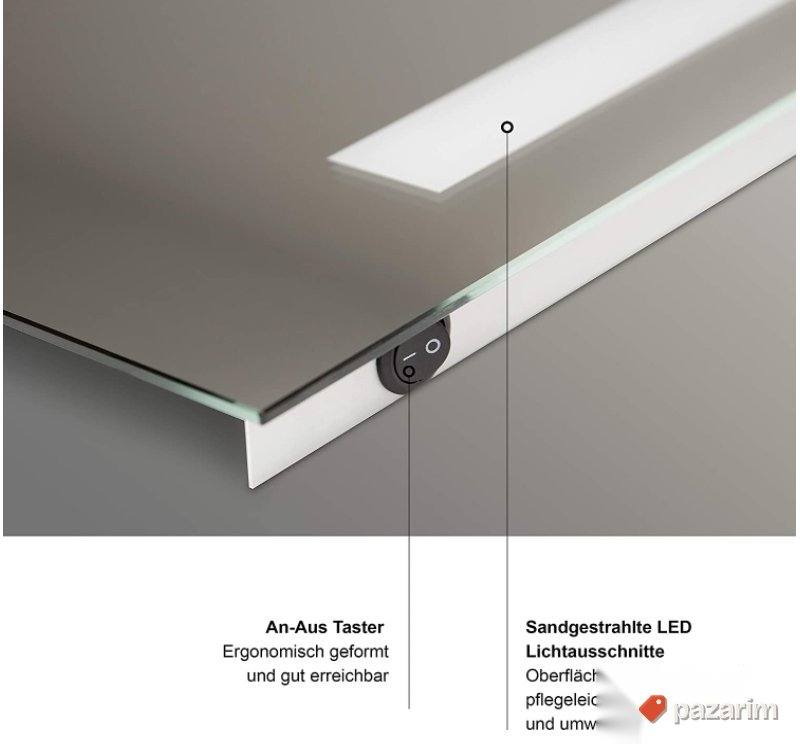 Ogledalo sa Led svetlom 80x60cm 4200k - Talos 2