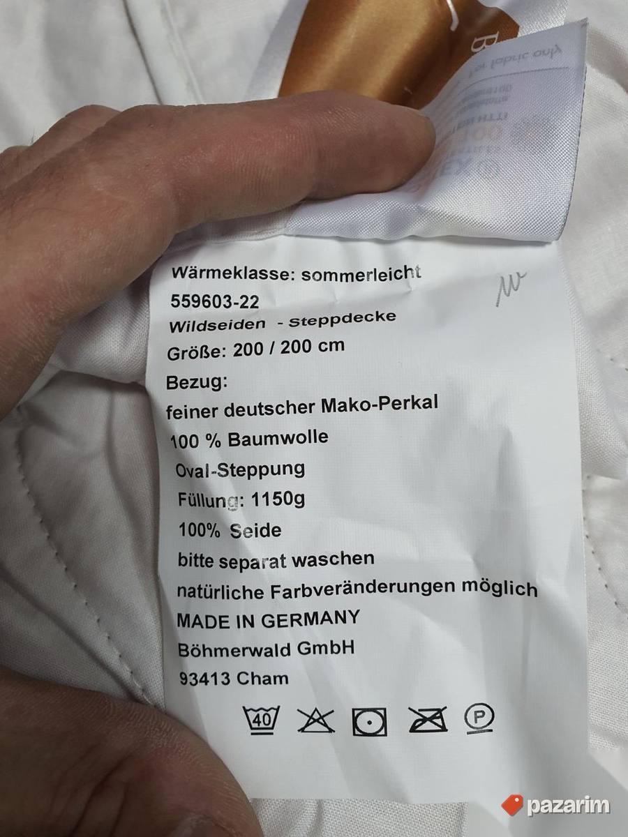 Lagani Jorgan 200x200cm Punjenje Svila -Bohm #133 3