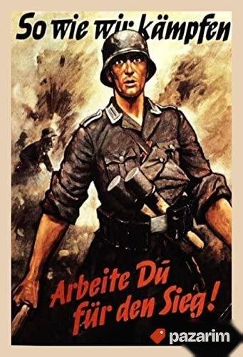 Retro Wehrmacht retro metalna slika 20x30cm 1