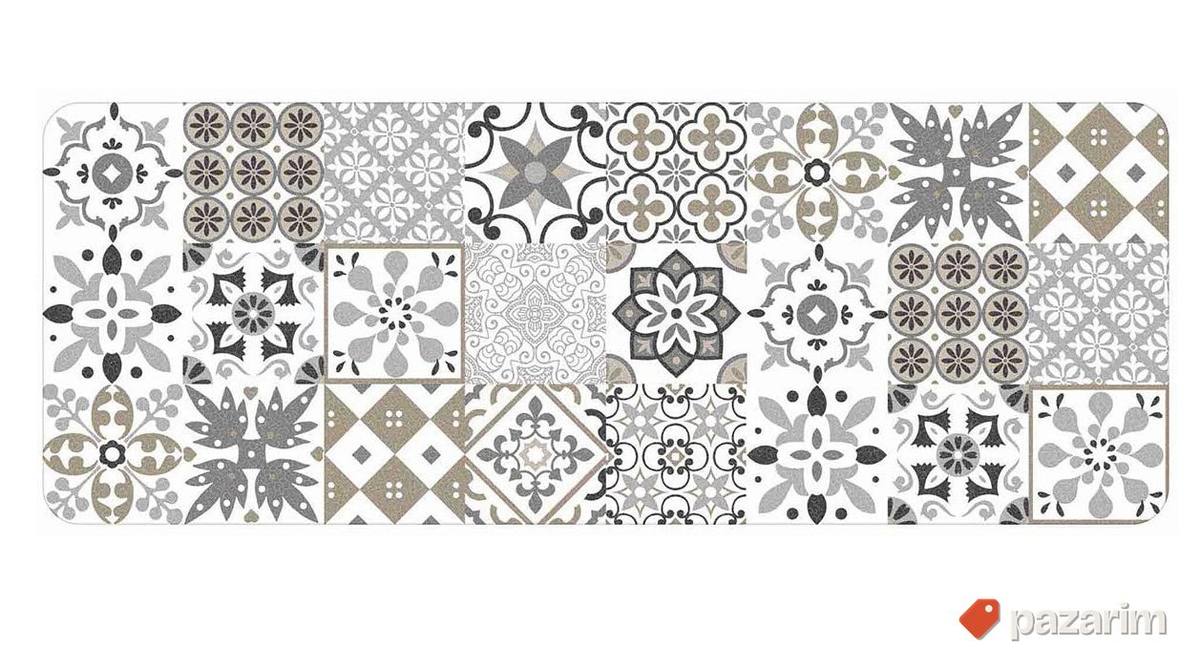 Dekorativna Staza 45x120cm Protivklizna (Siva) PVC-Foam 1