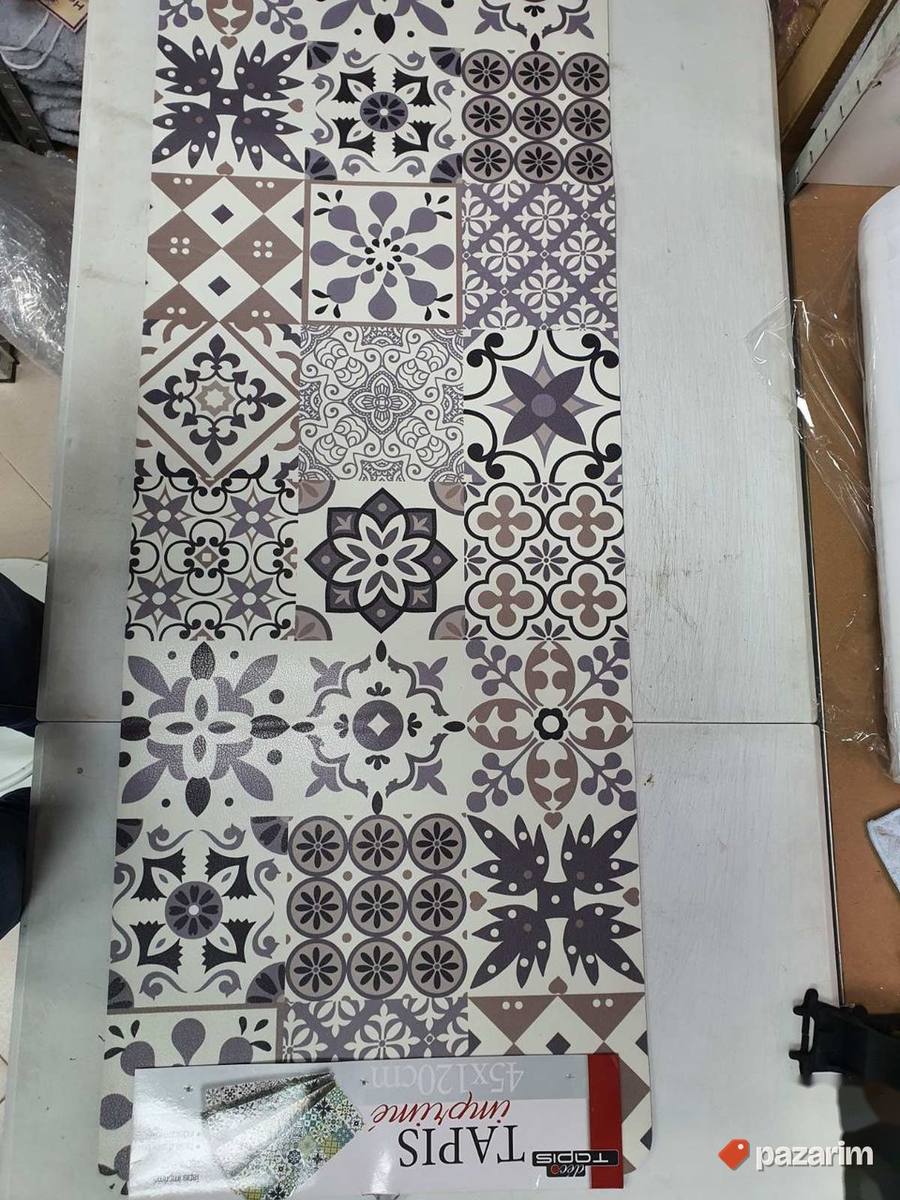 Dekorativna Staza 45x120cm Protivklizna (Siva) PVC-Foam 2