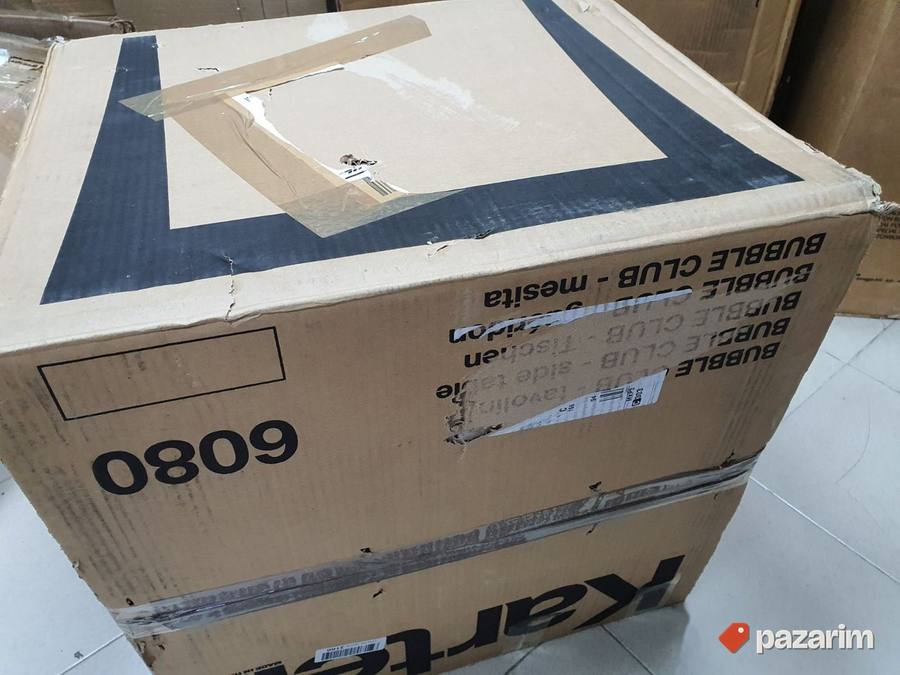 Bastenski Stocic 51.5x51.5x41.5cm ( Beli )- Kartell 2