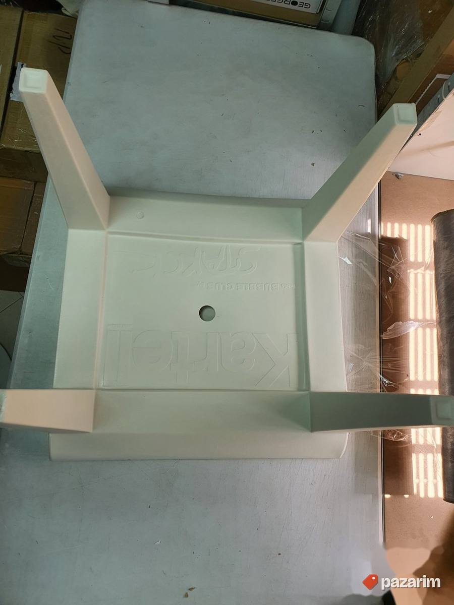 Bastenski Stocic 51.5x51.5x41.5cm ( Beli )- Kartell 7