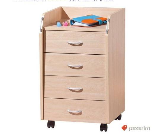 Pokretna Komoda 4 Fioke 65x40x36cm - InterLink