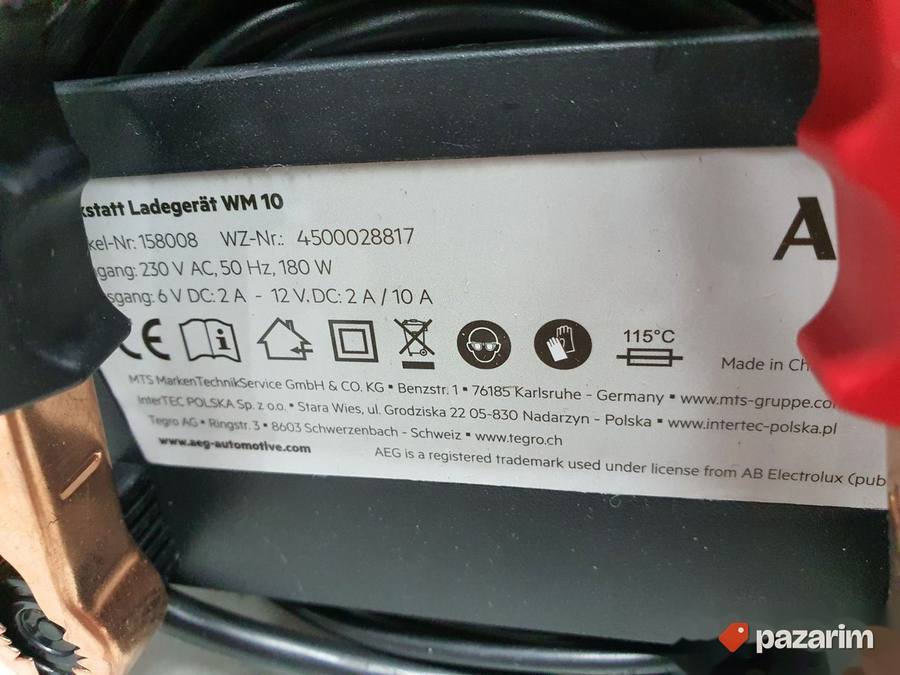 Punjac Akomulatora AEG Werk WM10 3