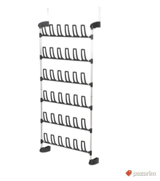 Cipelarnik za 18 Pari Obuce Metal-Plastika 68x155cm