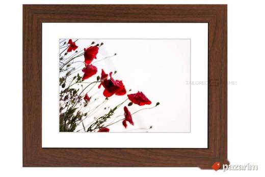 Ram za Sliku 70x50cm Orah + Staklo - FMD