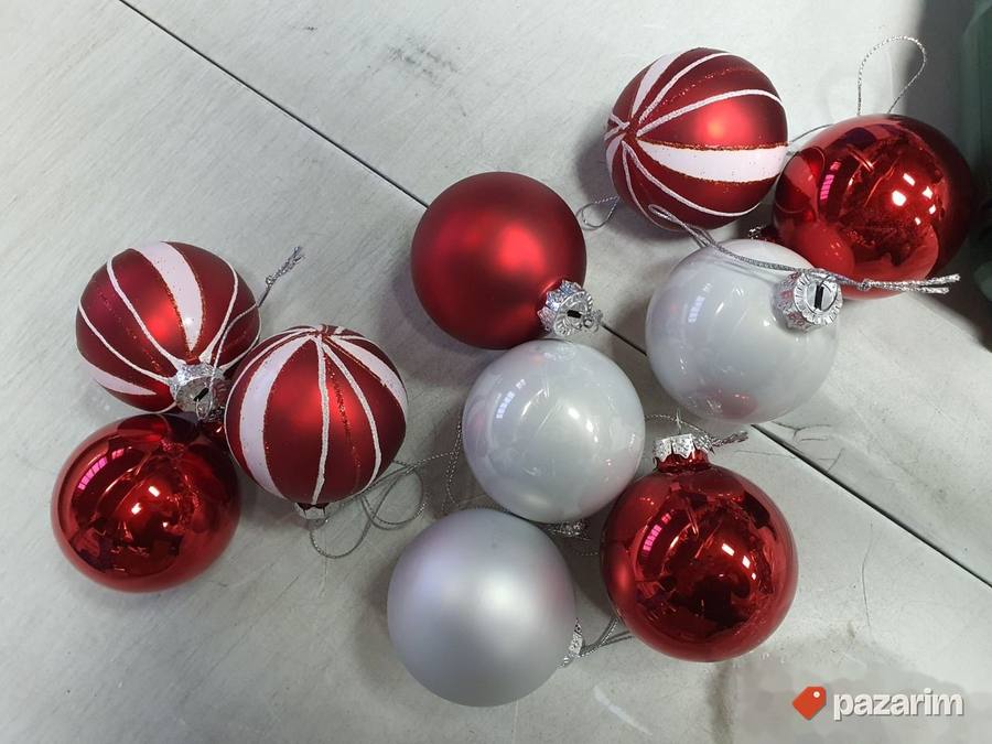 Novogodisnje Kugle za Jelku 6cm - 10 Komada Valery Madelyn 2