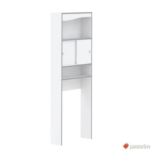 Polica- Skrivac Ves Masine (Bela) 177x64x19.2cm-Temahome