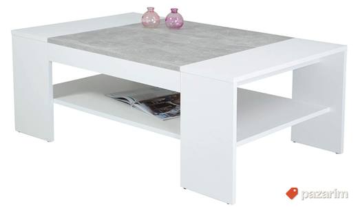 Klub Sto 111x67x44cm (Belo-Boja Mermera)- Oliver