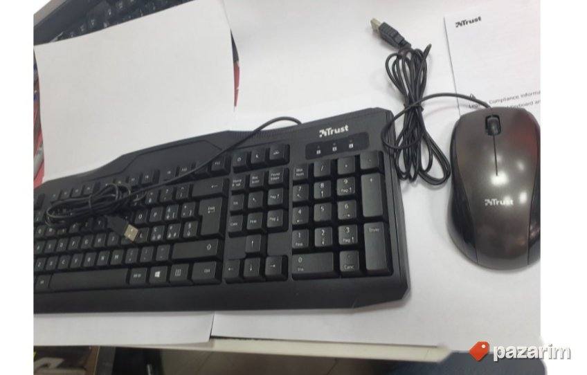 USB Tastatura i Opticki Mis (Crni) - Trust 5